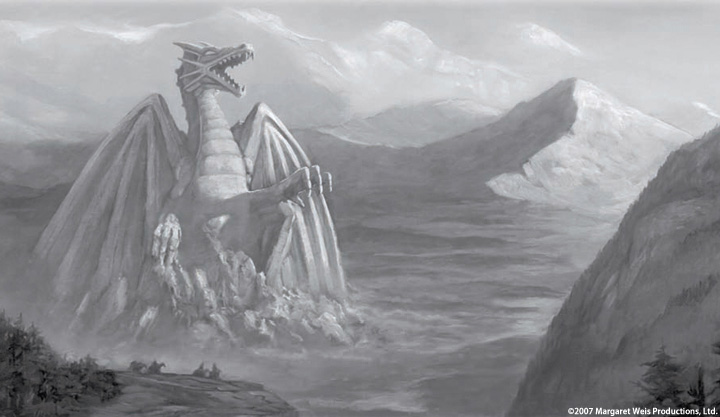 エルゴスのドラゴン石像